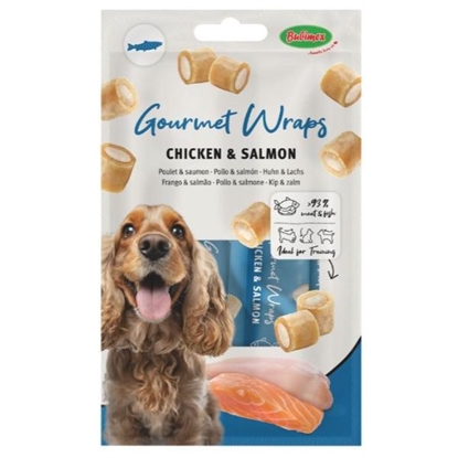 Picture of Bubimex Gourmet Wraps – Soft Dog Treats w Chicken & Salmon